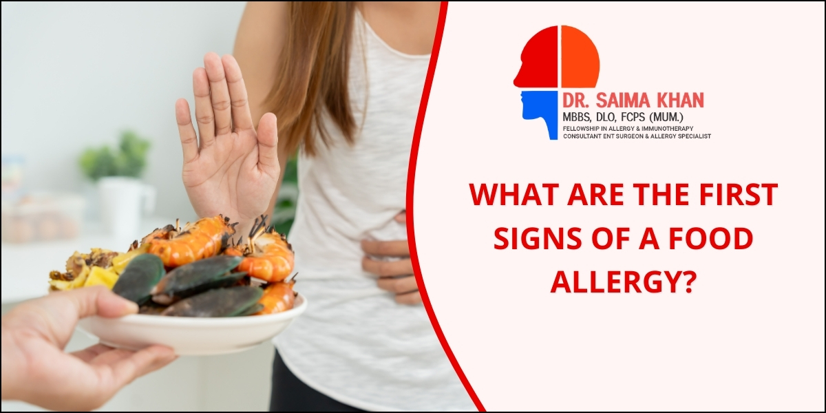 Signs of food allergy
