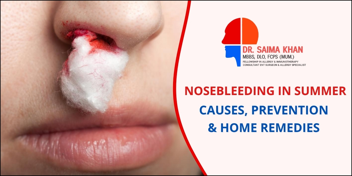 Nose bleeding in summer